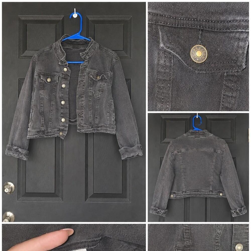 Jeanstar Women's Black and Grey Jacket